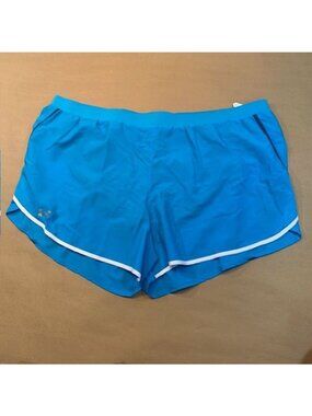 Under Armour Womens UA Fly By 2.0 Shorts 1350196 3XL NEW Blue Exercise Shorts